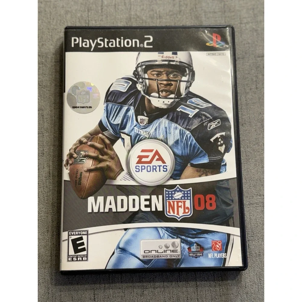Madden NFL 08 (Sony PlayStation 2, 2007) Untested estate w/pamphlet